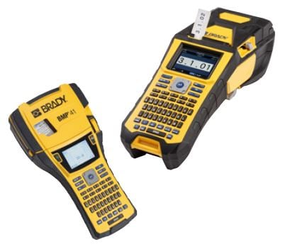 BMP41 and BMP61 Brady portable printers.