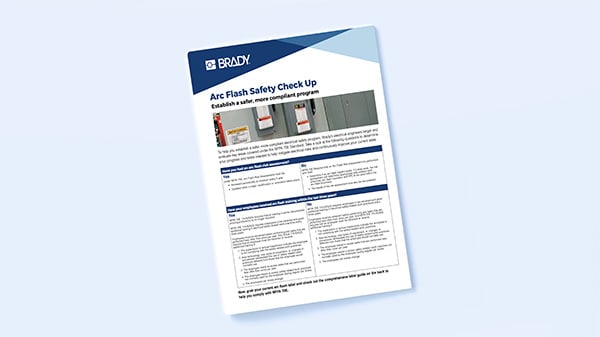 An arc flash safety checkup booklet.