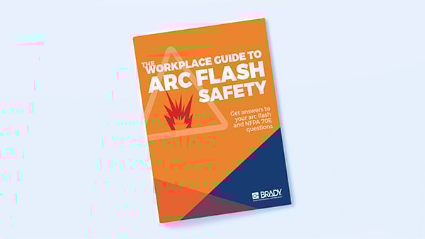 A workplace arc flash safety guide booklet.