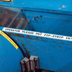 Safety label.