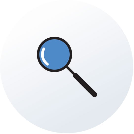 Magnifying glass icon