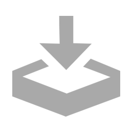 icon of an arrow pointing towards a box indicating downloading something