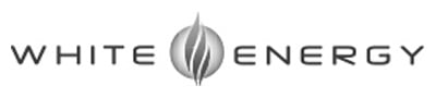 White energy logo