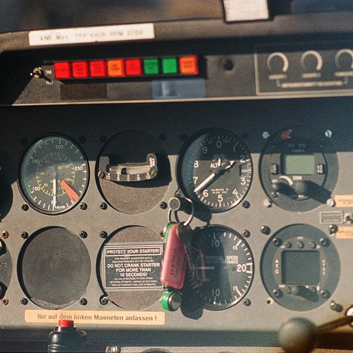 Airplane cockpit