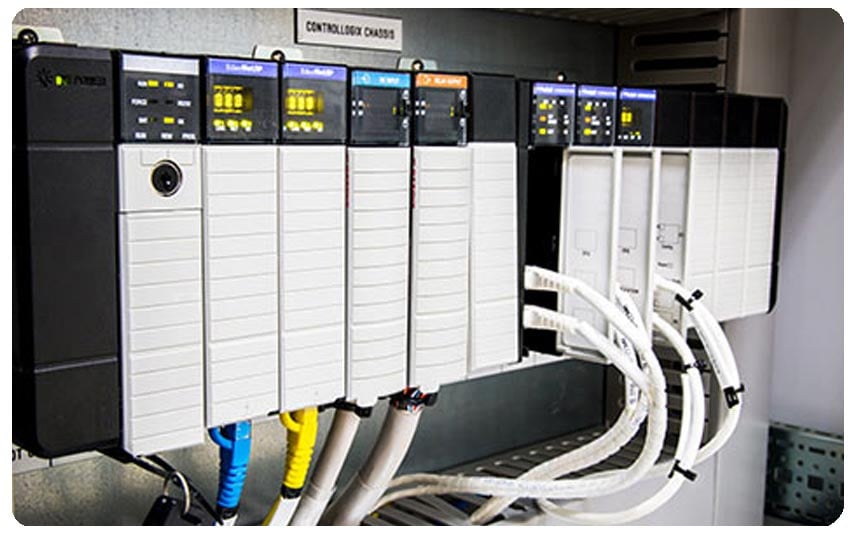 A supervisory control and data acquisition (SCADA) system.