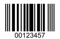 An example of a UPC barcode