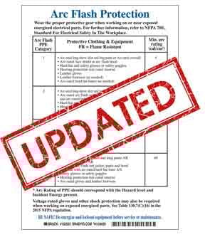 Arc Flash Protection document updated.