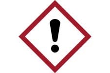 GHS hazard pictogram warns of toxic substance. 