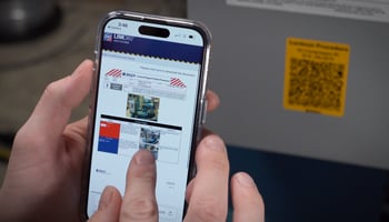 Smartphone with LINK360 mobile app.