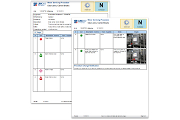 Minor servicing procedures document.