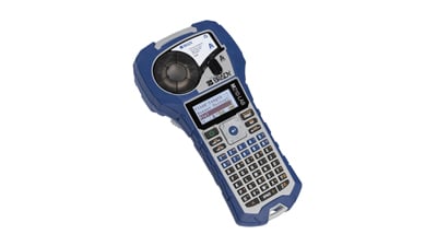 A Brady M21-lab portable label maker. 