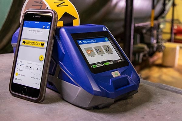 The Brady M611 Printer in an industrial environment