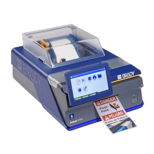 A BradyJet J7300 printer, ideal for industrial labeling.