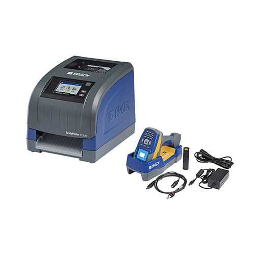 BradyPrinter i3300 with V4500 barcode scanner.