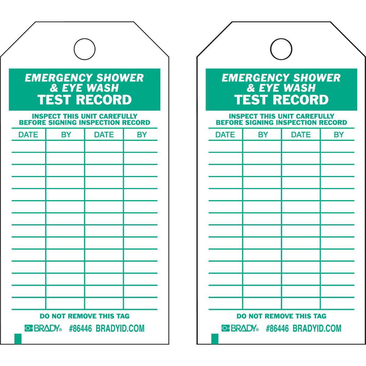 Inspection Tags