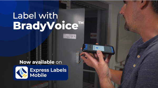 Label with BradyVoice for Express Labels Mobile