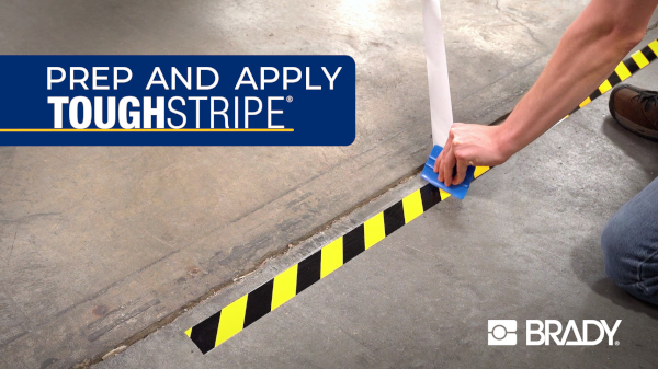 How to prep, apply and remove ToughStripe Floor Marking Tape