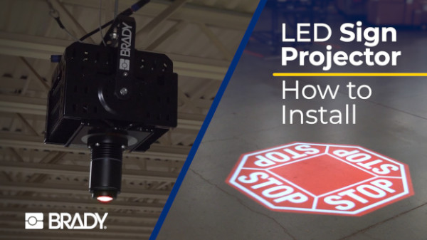 How to Install Brady LED Sign Projectors.