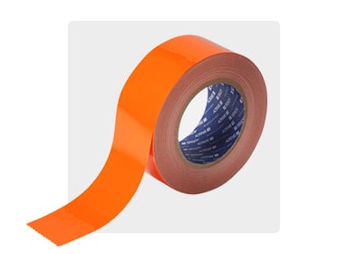A roll of orange ToughStripe floor tape.
