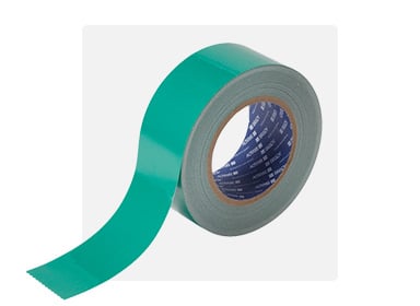 A roll of green ToughStripe floor tape.