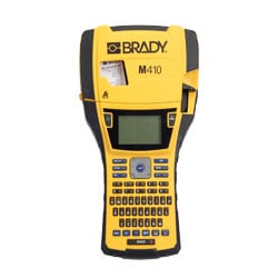 a Brady M410 printer